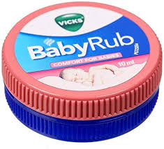 Vicks BabyRub Comfort For Babies Cotains Aloe Vera & Coconut Oil 10ml